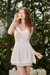 Healing Cloud Halter Dress